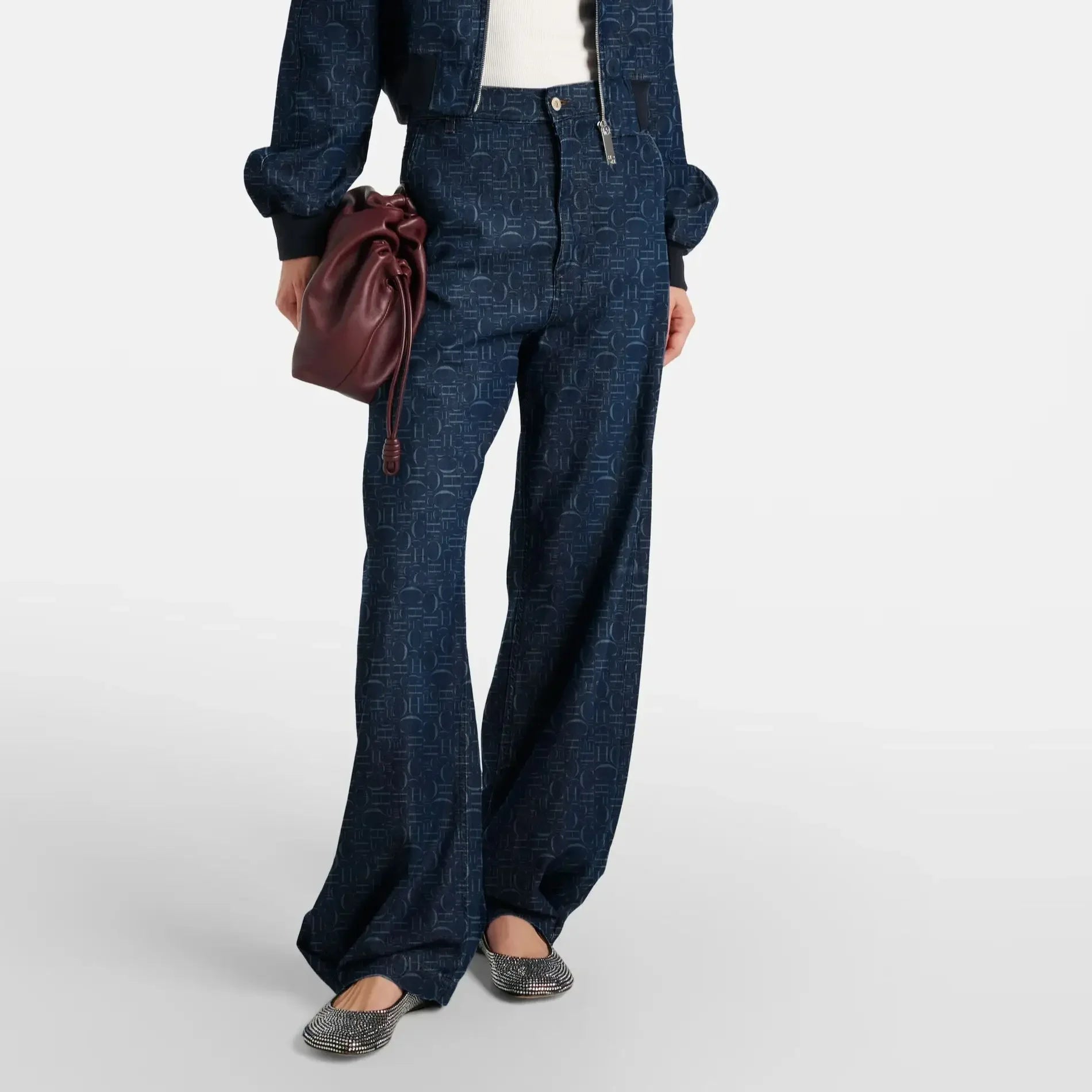 Loose Jeans Women's High Waisted Pants