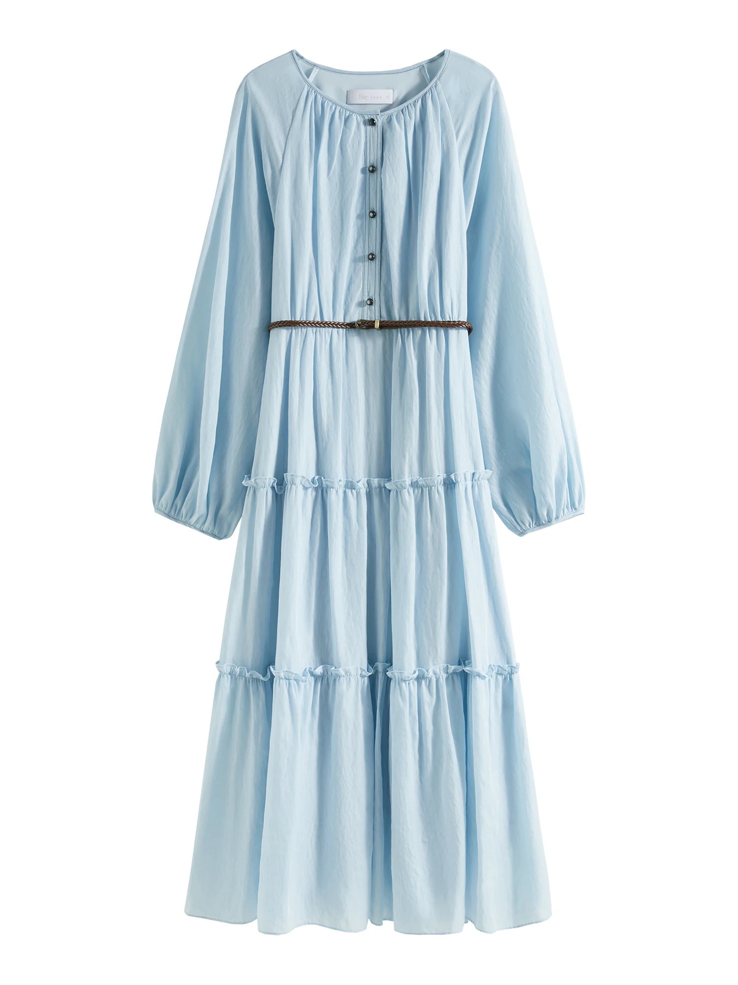 FSLE French Elegant Style Women Dresses 2025 Spring Summer New Design Long Dresses Holiday Season Casual Outfits 25FS11272