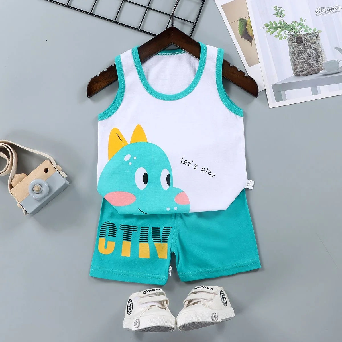 Children Sets Kids Vest Suit