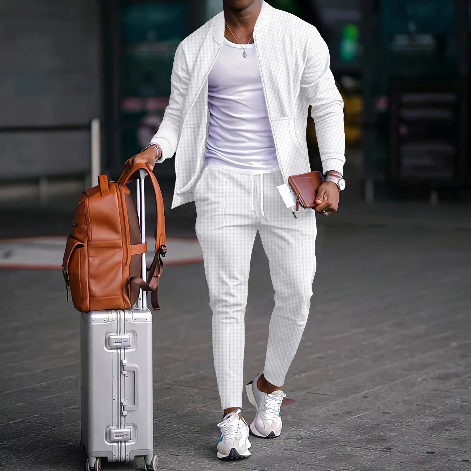 Men's casual blazer suit