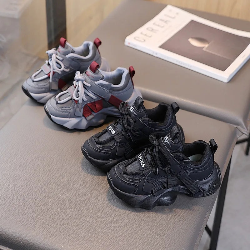 Autumn Kids' Footwear New: Boys' Toddler Sports Shoes (Casual Fashion) & Girls' Trendy Dad Sneakers