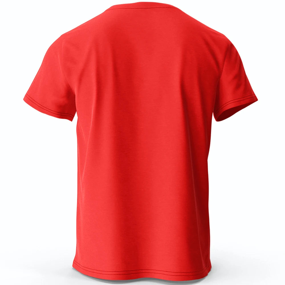 Whimsical Hand-painted Animal T-shirt 100% Cotton - Cute Cartoon Style Comfortable Wear for Kids & Adults