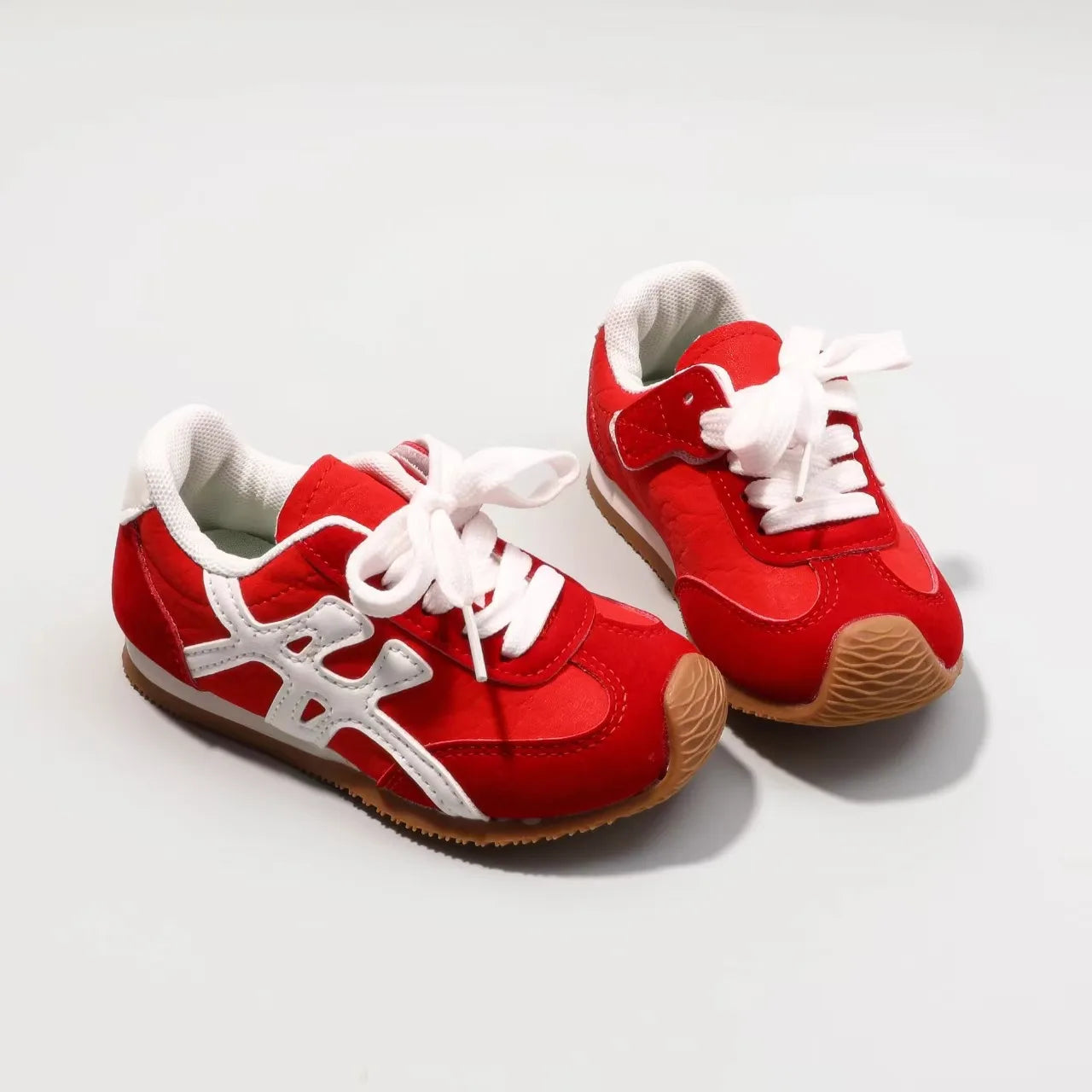 2025 Children Genuine Leather Sneakers Baby Quality Casual Shoes Boys Anti-slip Sport Shoes Girls Candy Color School Shoes