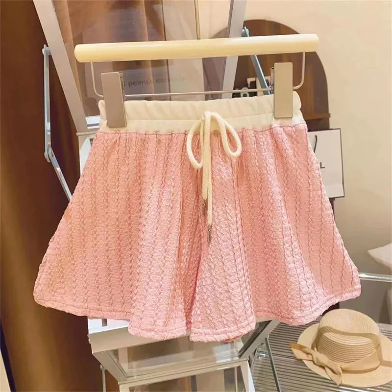 Girls Clothes Short Sleeve Top+Shorts