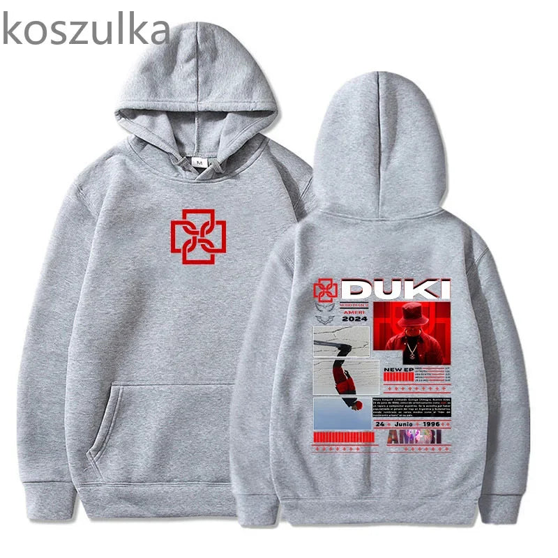 Duki Ameri World Tour Hoodie Unisex Fans Print Sweatshirts