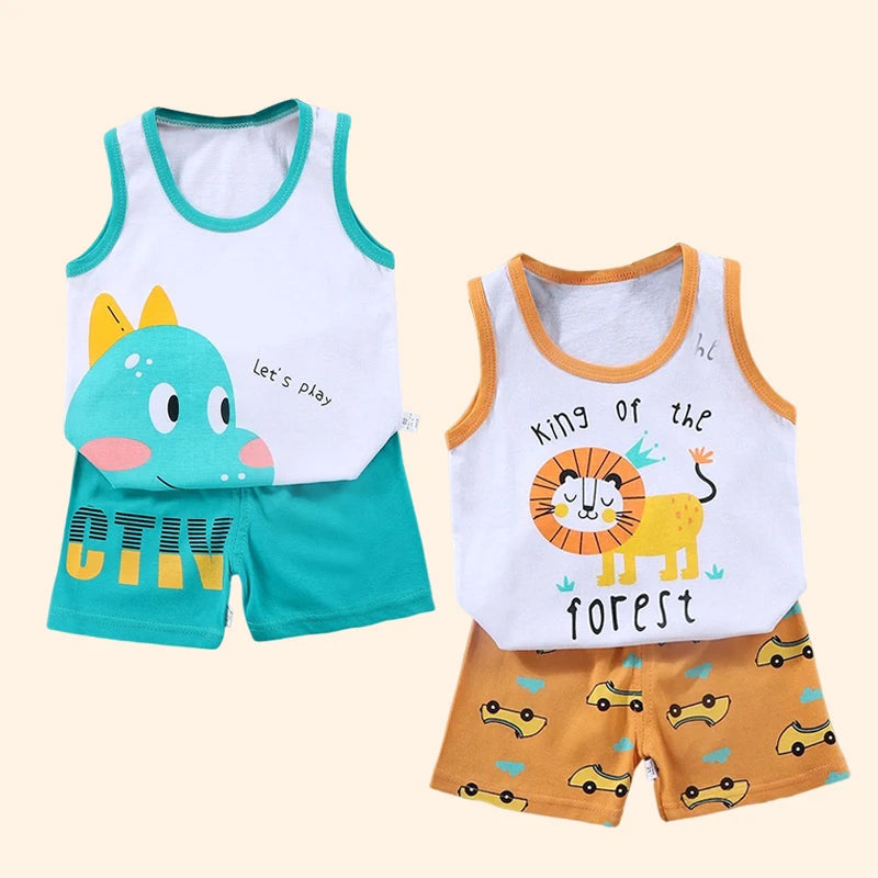 Children Sets Kids Vest Suit