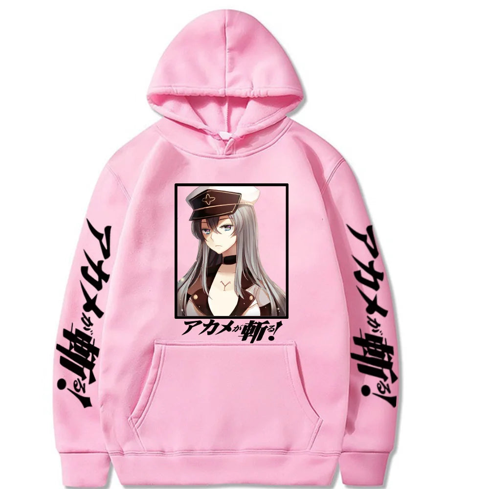 2025 Akame Ga Kill Hoodie Men Women Sweatshirt Print Unisex Streetwear Hip Hop Style Autumn Winter Fashion Hip Hop Tops  Clothes