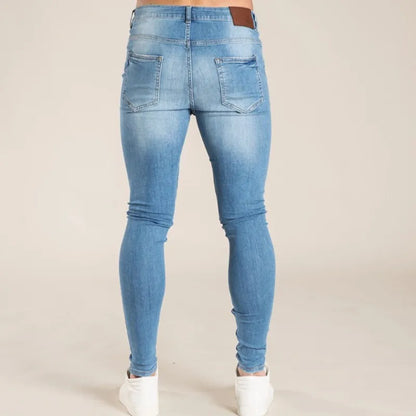 Men's Fashion skinny jeans boys Classic Elastic Cotton Slim Jeans