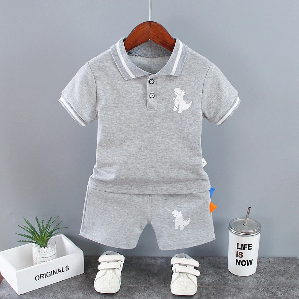 Baby Boys Dinosaur Printed Clothes