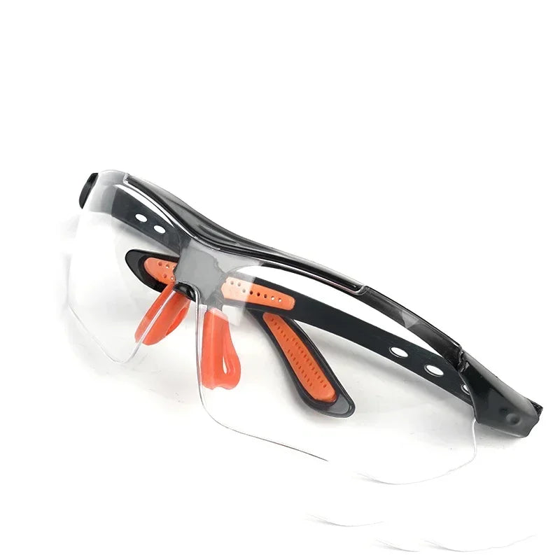1/6 Paires Lunettes de Protection pour Cyclisme Travail Femme Homme Verres Transparents Anti-Sable Anti-Éclaboussures Anti-Vent Anti-Poussière