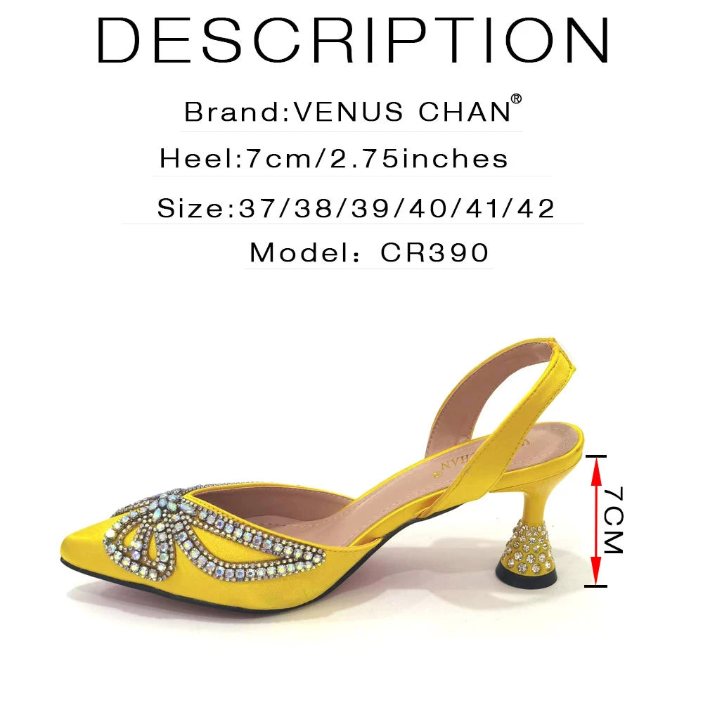 Bowknot Pointed Toe Women's Shoes Shallow Mouth Shoes Bag Set