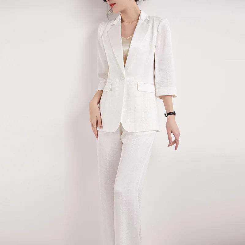 Female fashion waist lady suit