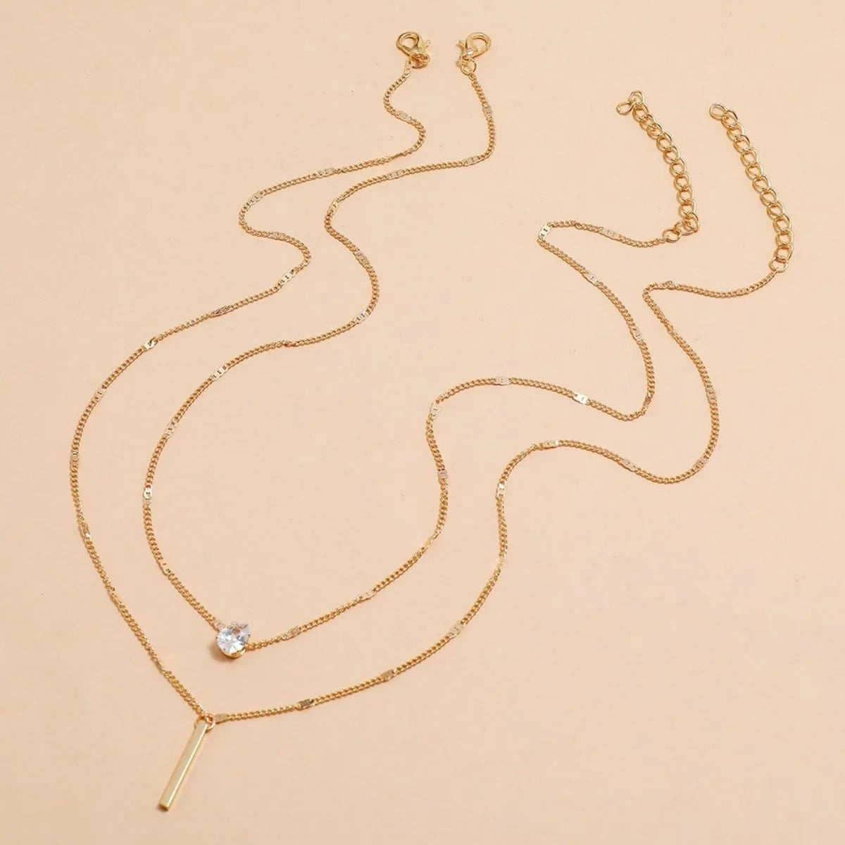 Star Heart Shape Water Drop Pendant Chain Necklace