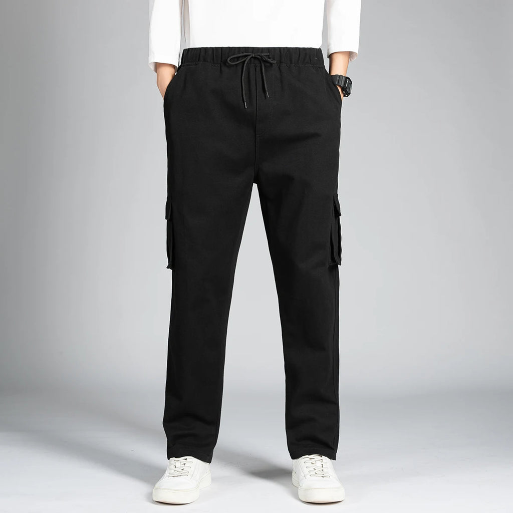 Casual Pants Men's Fashion Loose Straight Wide Leg Pants