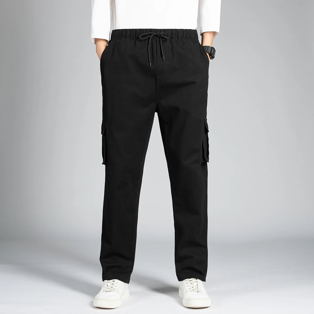 Casual Pants Men's Fashion Loose Straight Wide Leg Pants