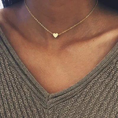Black Square Pendant Double Layer Necklaces for Women