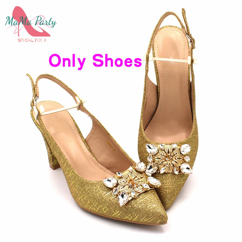Fuchsia Color Italian Classics Design African Women Shoes