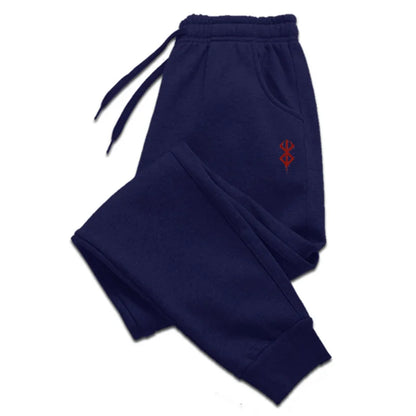 Print Men's Trousers Autumn And Winter Casual Pants
