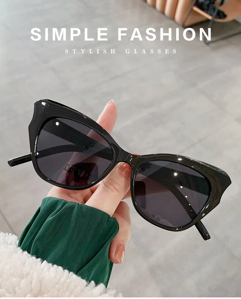 Cat Eye Vintage Sunglasses Women Brand Designer Fashion Gradient Sun Glasses Female Retro Mirror Outdoors Shades Oculos De Sol