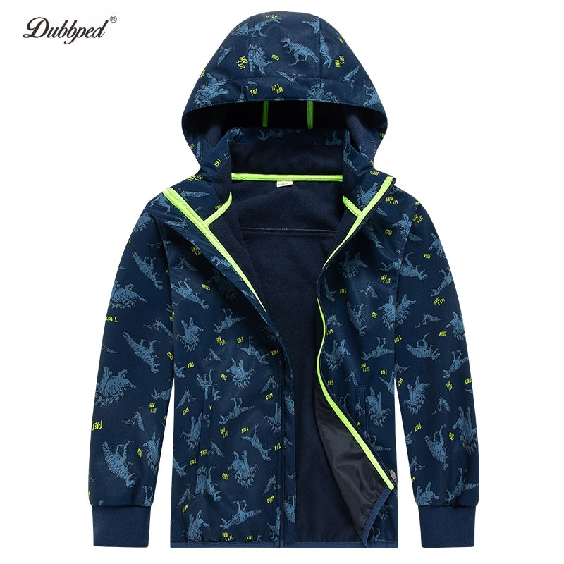 Kids Dinosaur Boys Girls Jackets