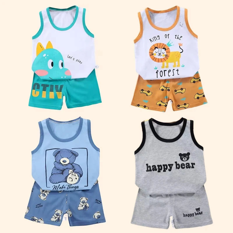 2PCS Children Vest Suit