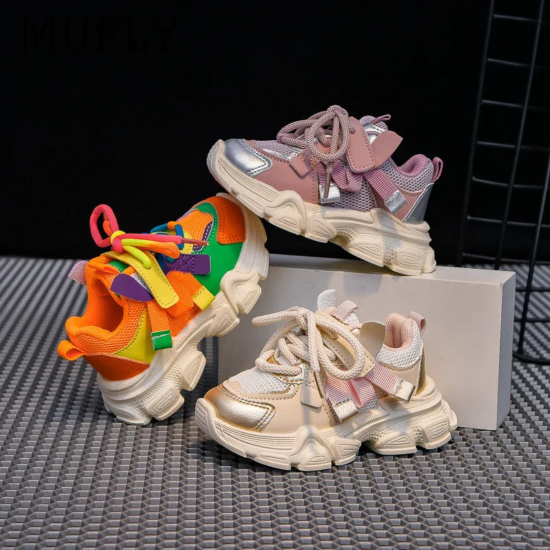 Baby Toddler Shoes For Boys Girls Breathable Mesh Little Kids Casual Sneakers Non-slip Children Sport Shoes