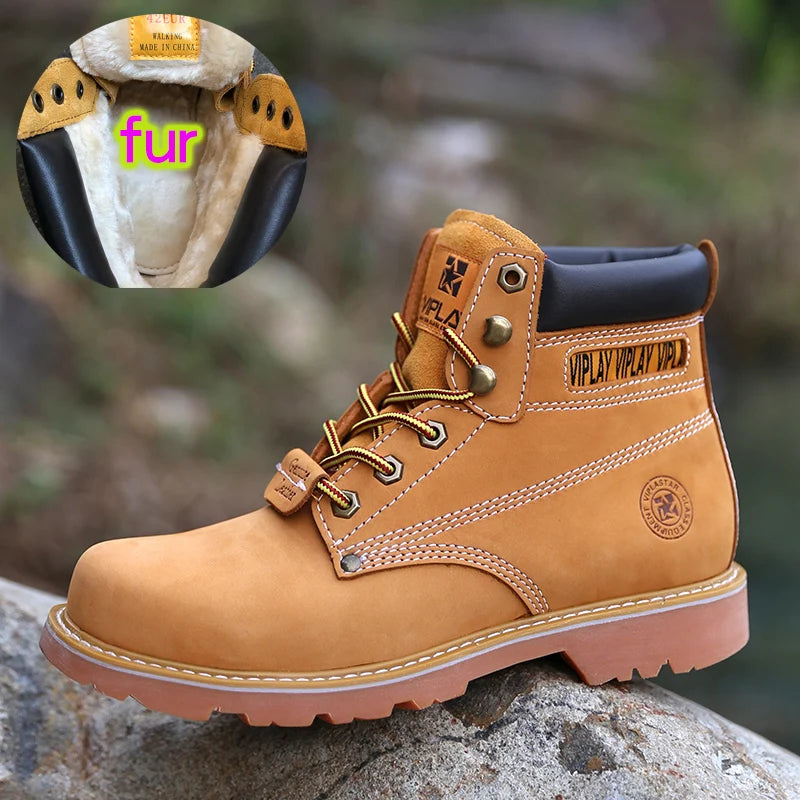Men's Genuine Leather Classic Boots