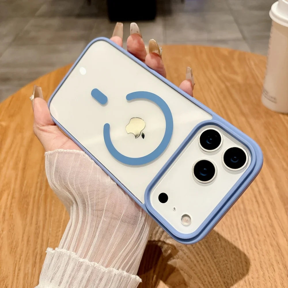 17 Pro Max Coque Magsafe Pour iPhone 17 Pro Max 17Pro 17ProMax Housse Pour iphone17 ProMax Original Transparent Acrylique