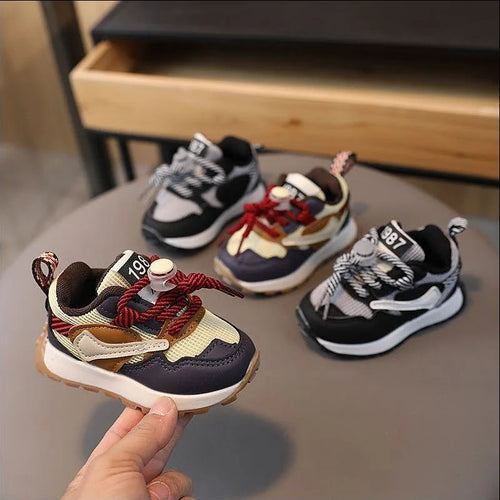 1-3 Years Children Casual Shoes Spring Autumn Little Kids Shoes Toddler Sneakers Soft Breathable Mesh Boys Girls Sport Shoes