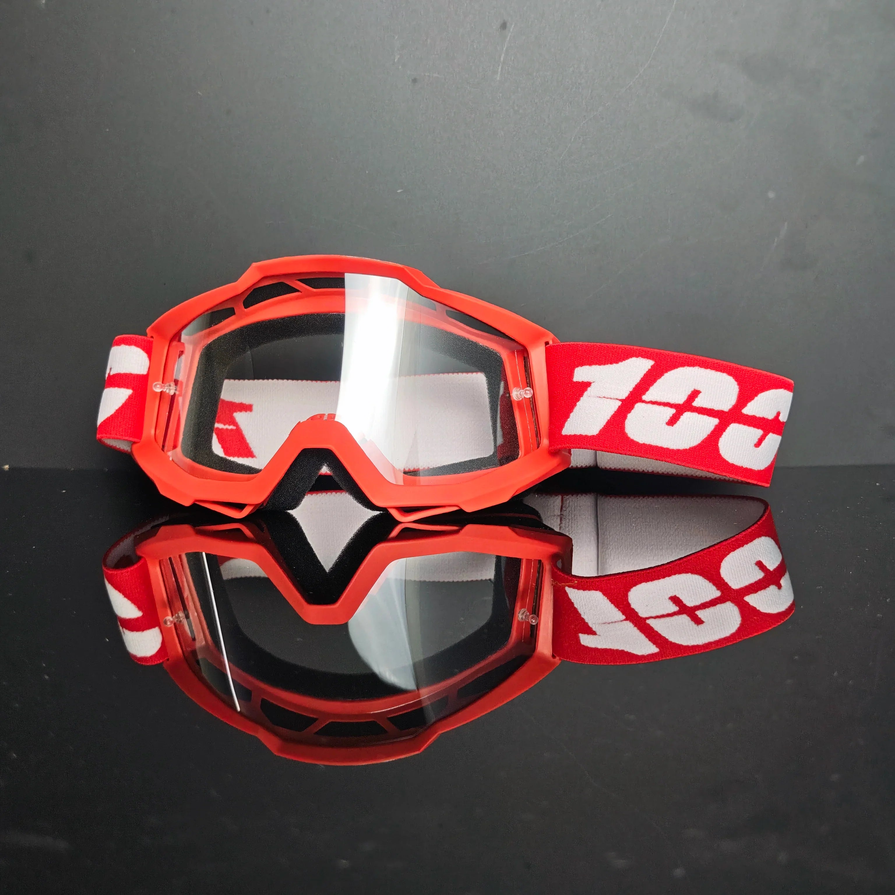 100 Motorcycle Goggles Cycling Glasses Outdoor Off-Road Ski Outdoor Sport MX ATV Dirt Bike Racing Motocross