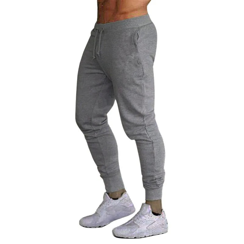 Men Casual Sports Pants Running Workout Jogging Long Pants
