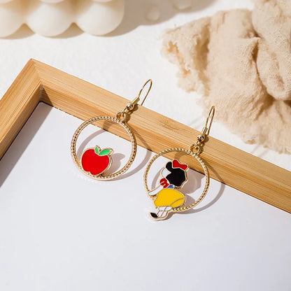 Fashion Cute Enameled Animal Dangle Drop Earrings