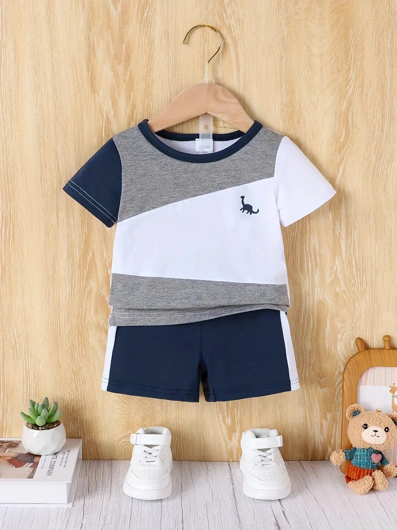 2-Piece Baby Boy Outdoor Outfit