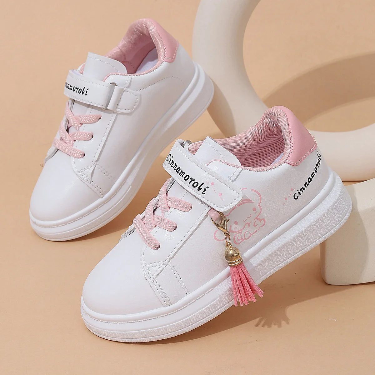 Cinnamorol Shoes Kids Casual Shoes Fashion Children White Shoes Sanrio Tennis Shoes Kawaii Cinnamorol Board Shoes Size 26-37