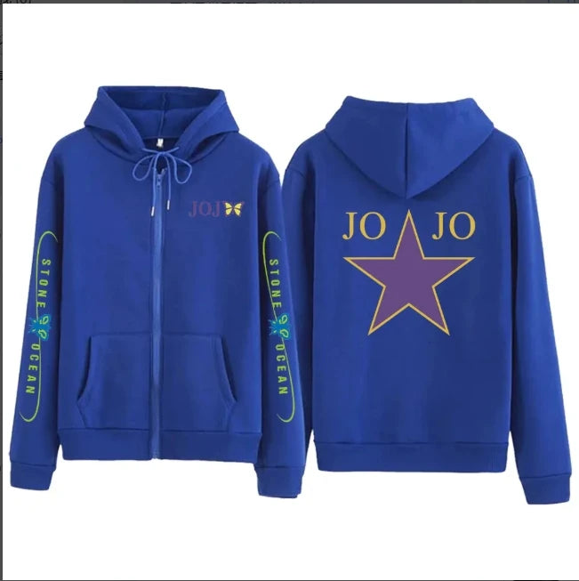 Anime Jojo's Bizarre Adventure Stone Ocean butterfly Hoodies