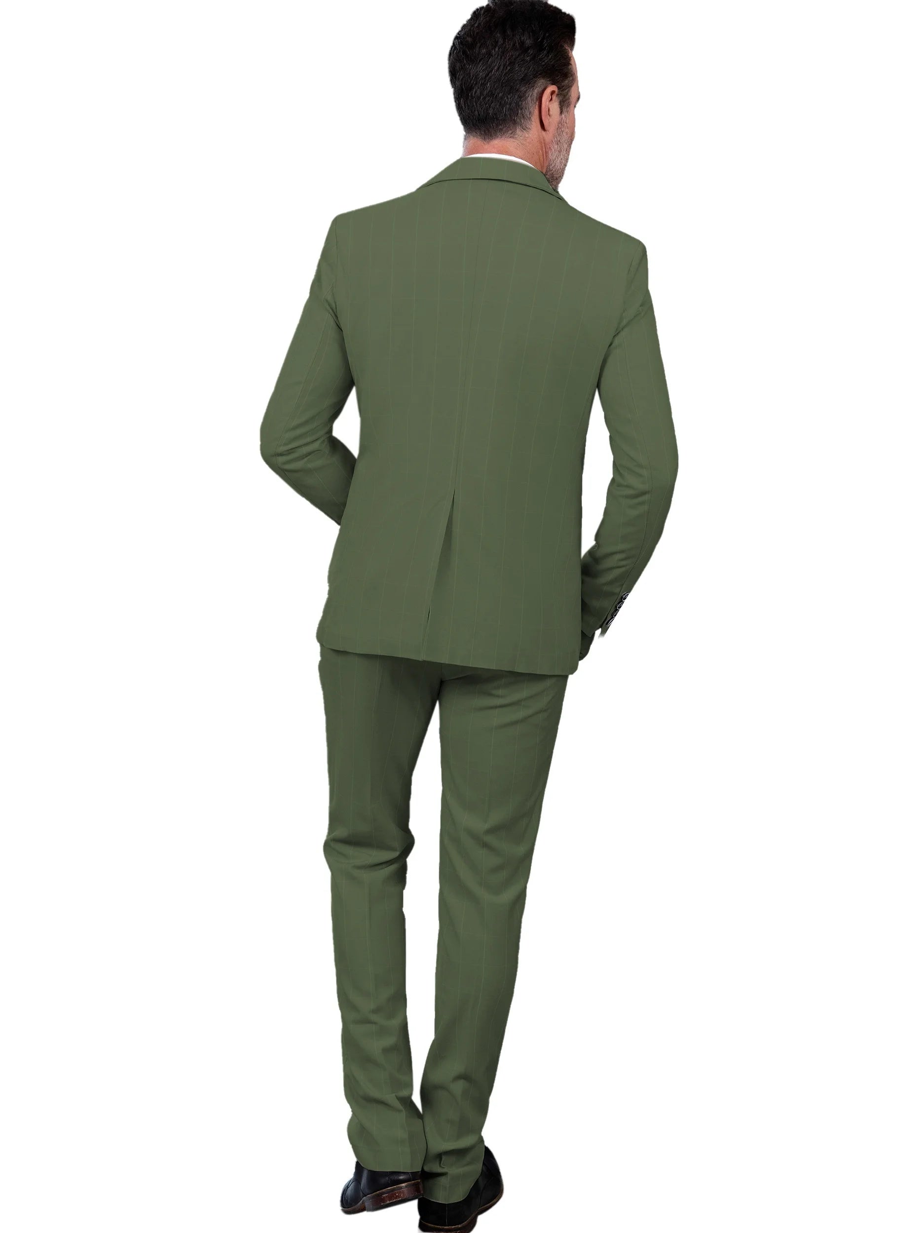 Elegant Men's Suit 3 Pieces Plaid Tuxedos