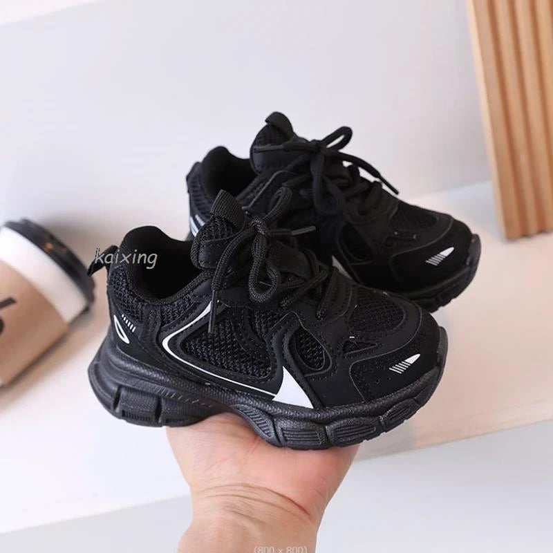 Baby Shoes Girls Sports Shoes Toddler Boys Fashion Solid Color Sneakers 1-6 Years Kids Casual Breathable Running Shoes Best Gift