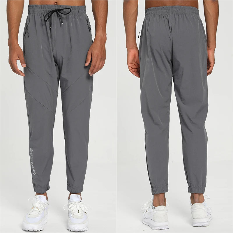 Custom Quick Dry Sports Jogging Pants with Zipper Pockets