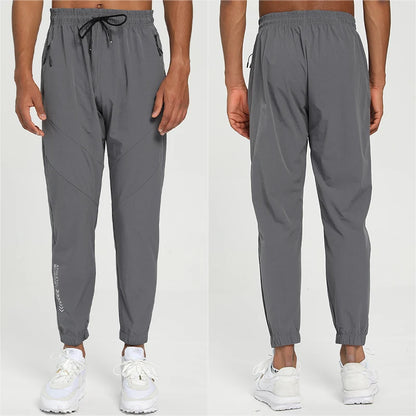 Custom Quick Dry Sports Jogging Pants with Zipper Pockets