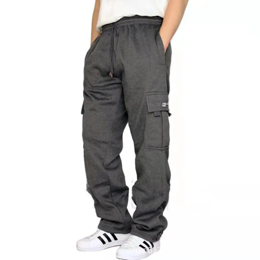 Men's Work Attire Foot Drawstring Leisure Sports Pants