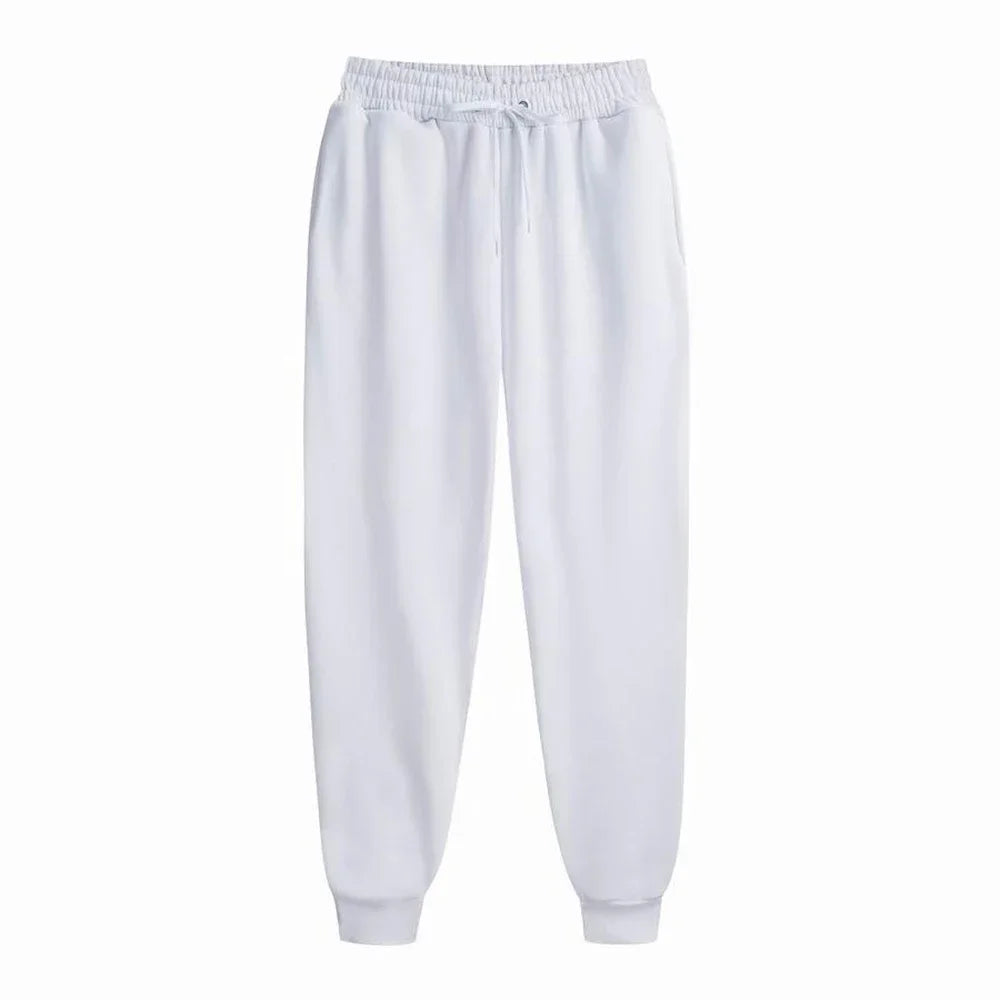 Fleece Men's Sweatpants Loose Sportswear Pants Breathable Trousers