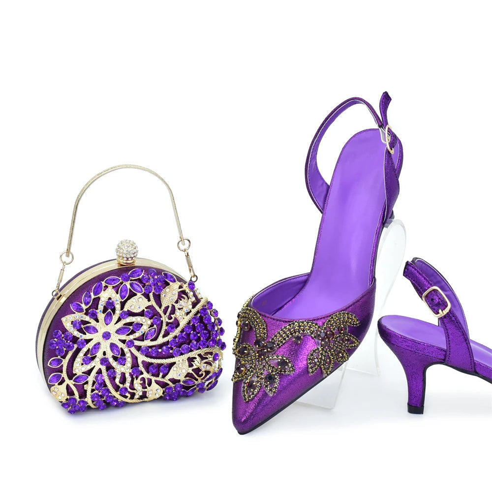 Shoes and Bags Matching Set for Women