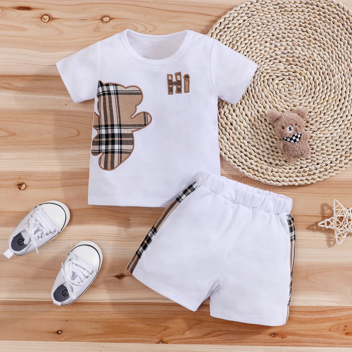 Infant Short Sleeve Tees+Shorts