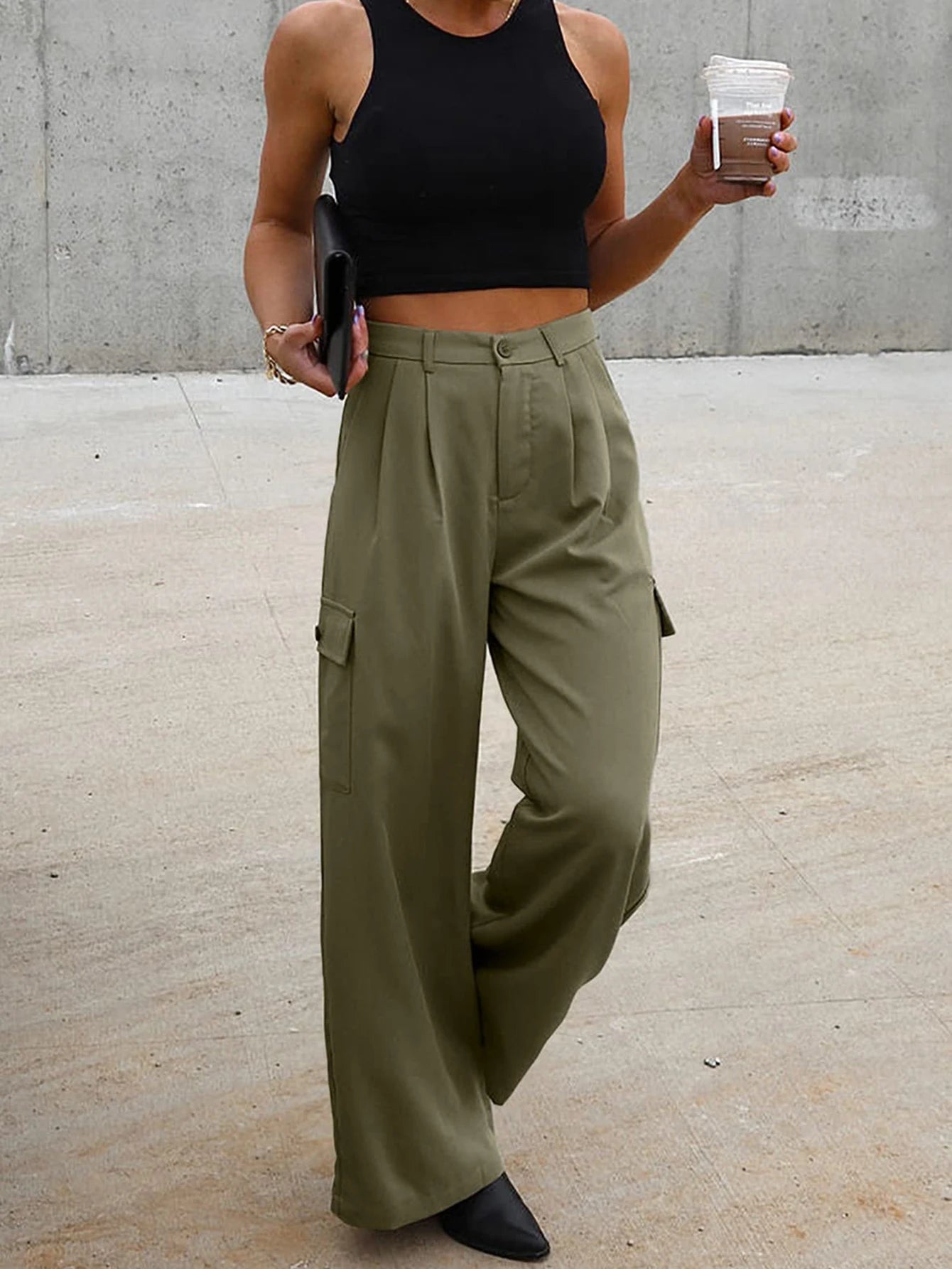 Casual High Waisted Pants for Women