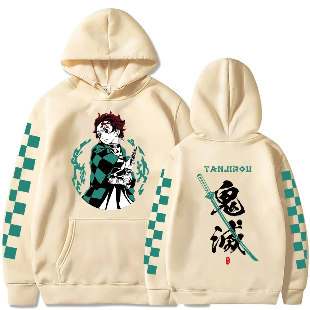 Demon Slayer Japan Anime Plus Size Hoodie Tanjiro Kamado