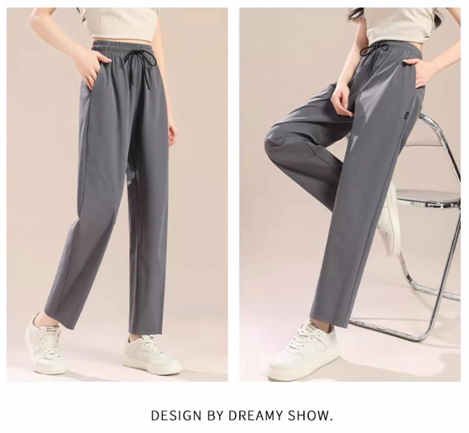 Plus size n-style overalls women's summer thin section new loose broad legs lazy casual casual straight-leg pants
