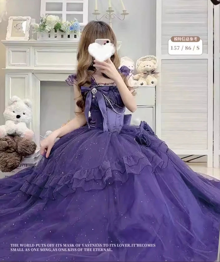 Original Design Women's Sweet Flower Wedding Dress