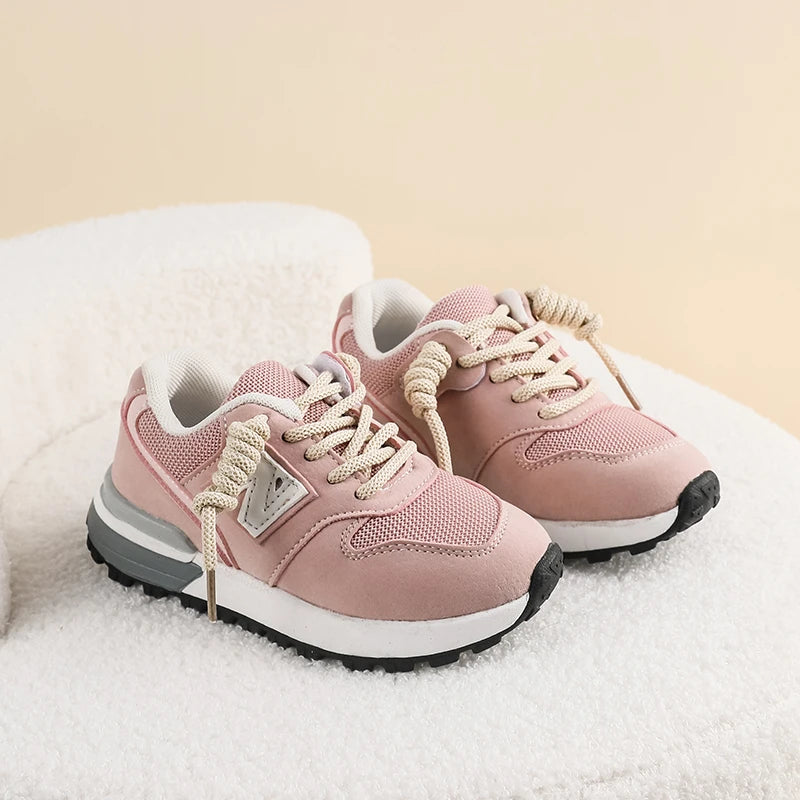 Children's Fashion Soft Sole Casual Sneakers Boys Girls Trend Running Shoes Kids Shoes Children Outdoor Sport Shoes