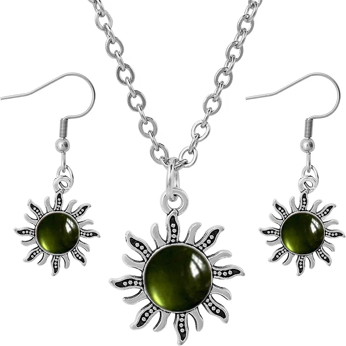 Vintage Sun Earrings Women Fashion