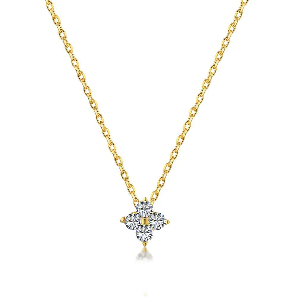 Stainless Steel Zircon Necklaces for Women
